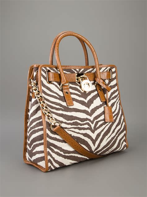 michael kors metallic zebra tote bag|Michael Kors Zebra Bags & Handbags for Women.